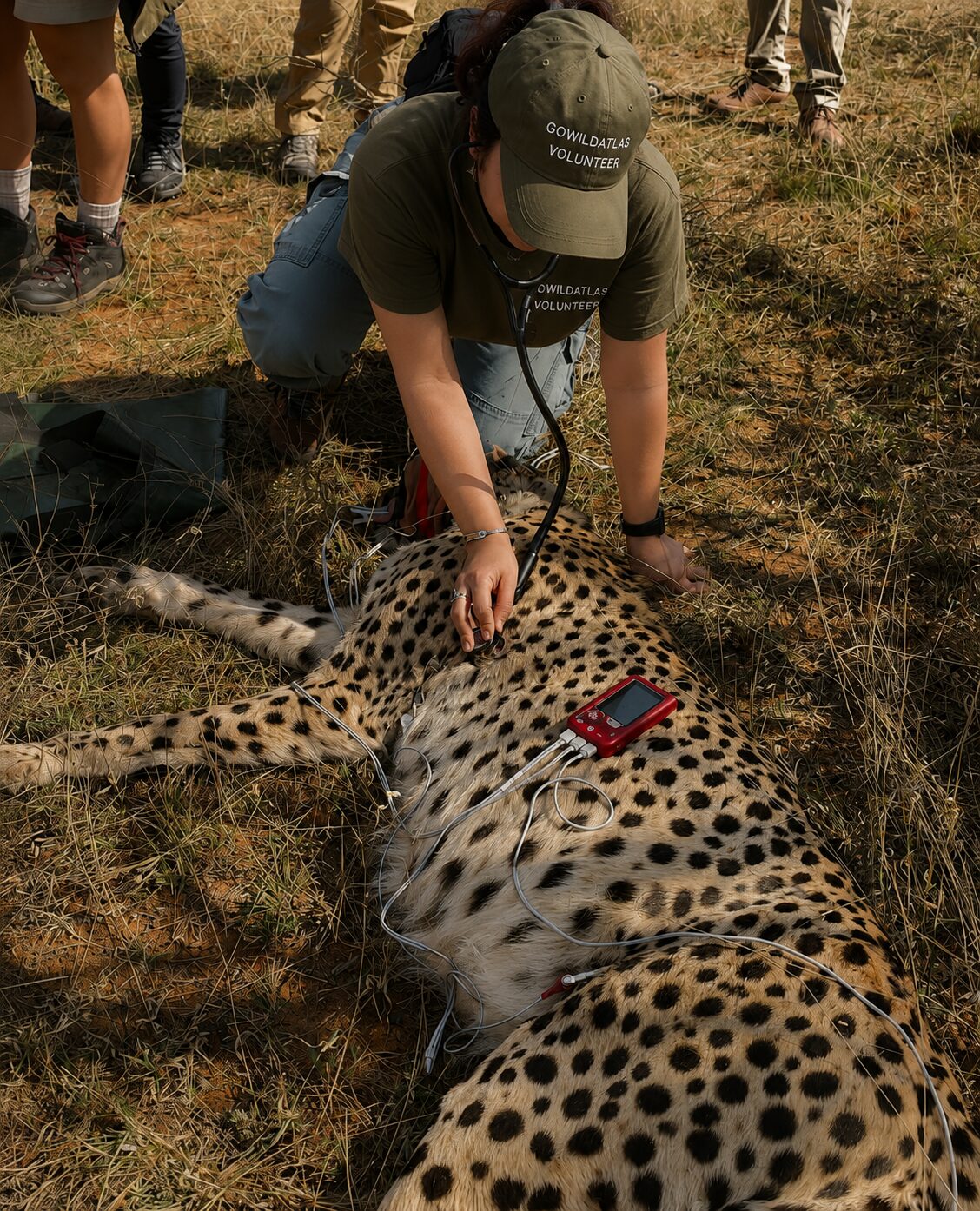 Okavango Delta wildlife field setting