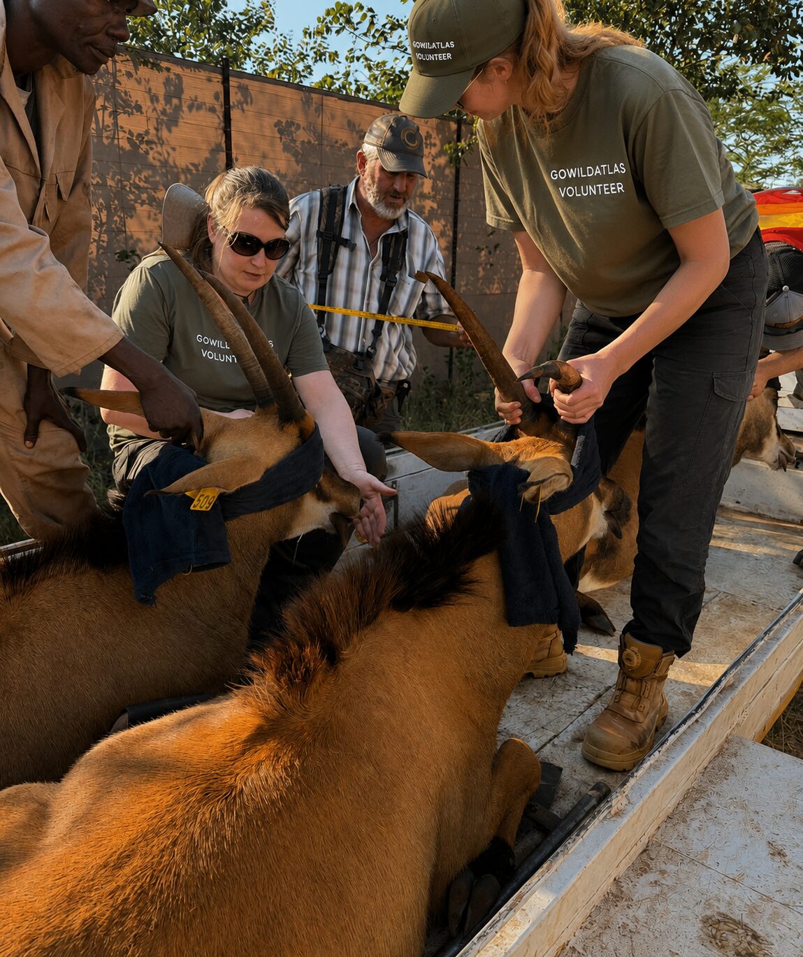 Botswana field conditions and wildlife habitat