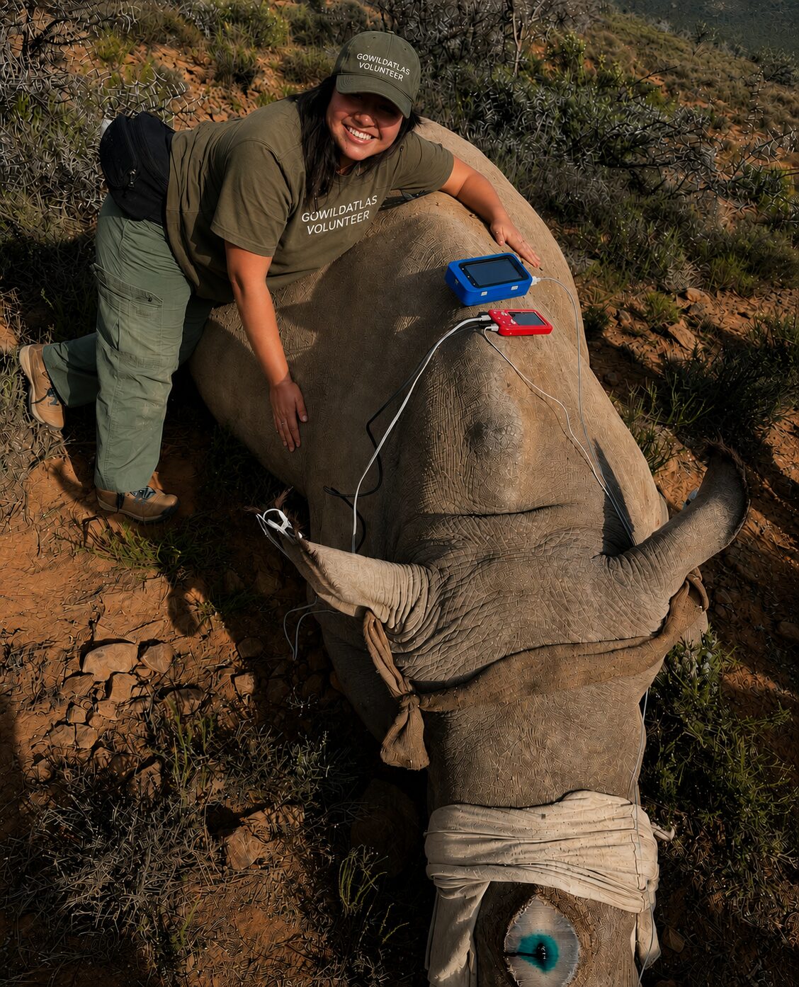Wildlife vet working in South Africa
